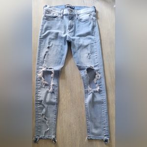EXPRESS DISTRESSED JEANS WOMENS SIZE 8